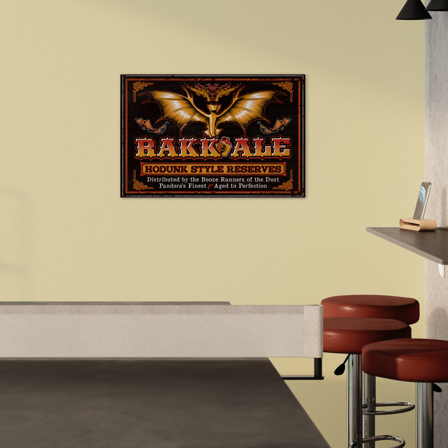 RAKK ALE METAL PRINT