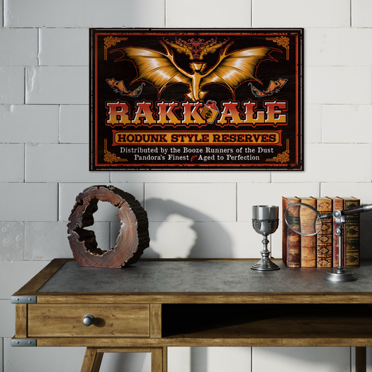 RAKK ALE METAL PRINT