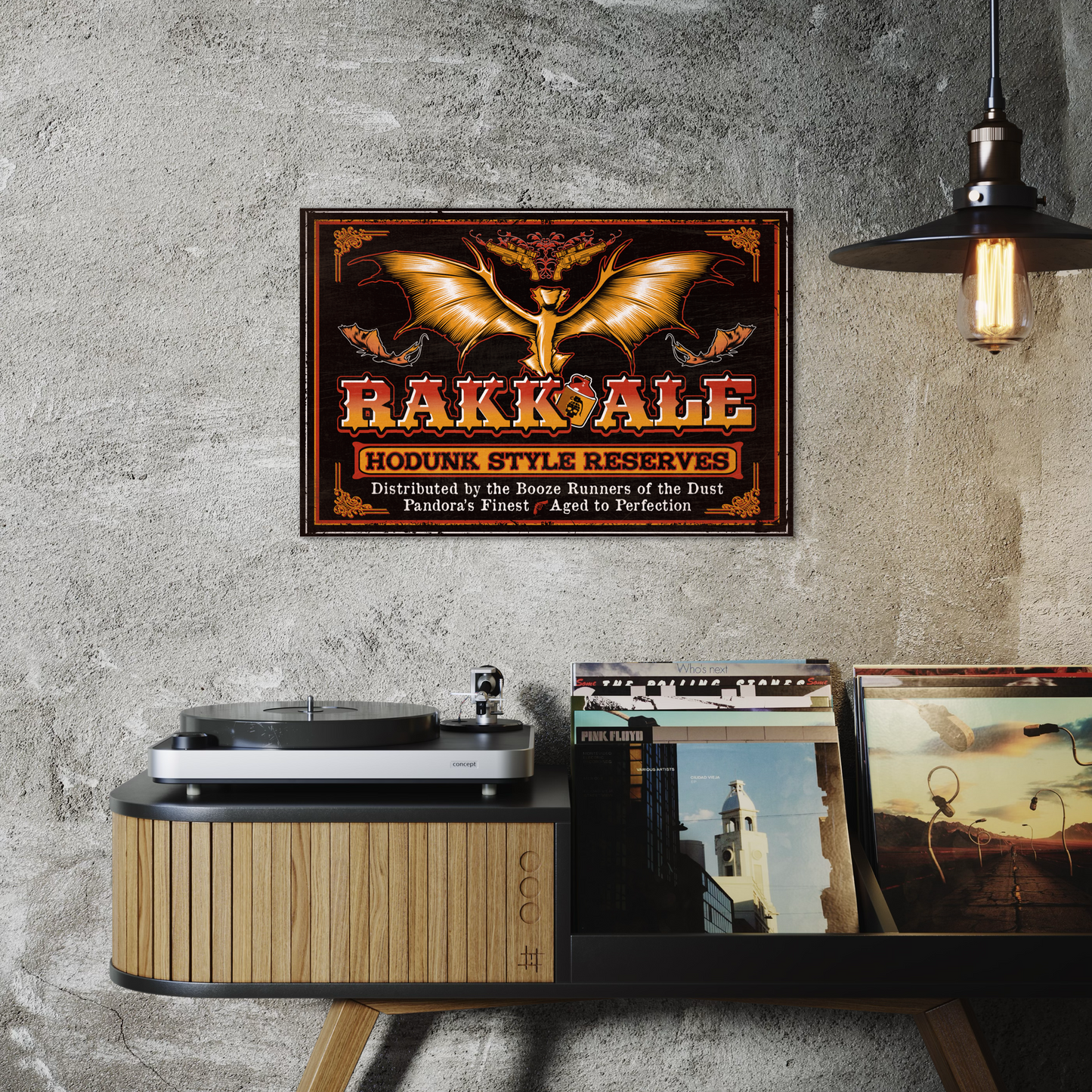 RAKK ALE METAL PRINT