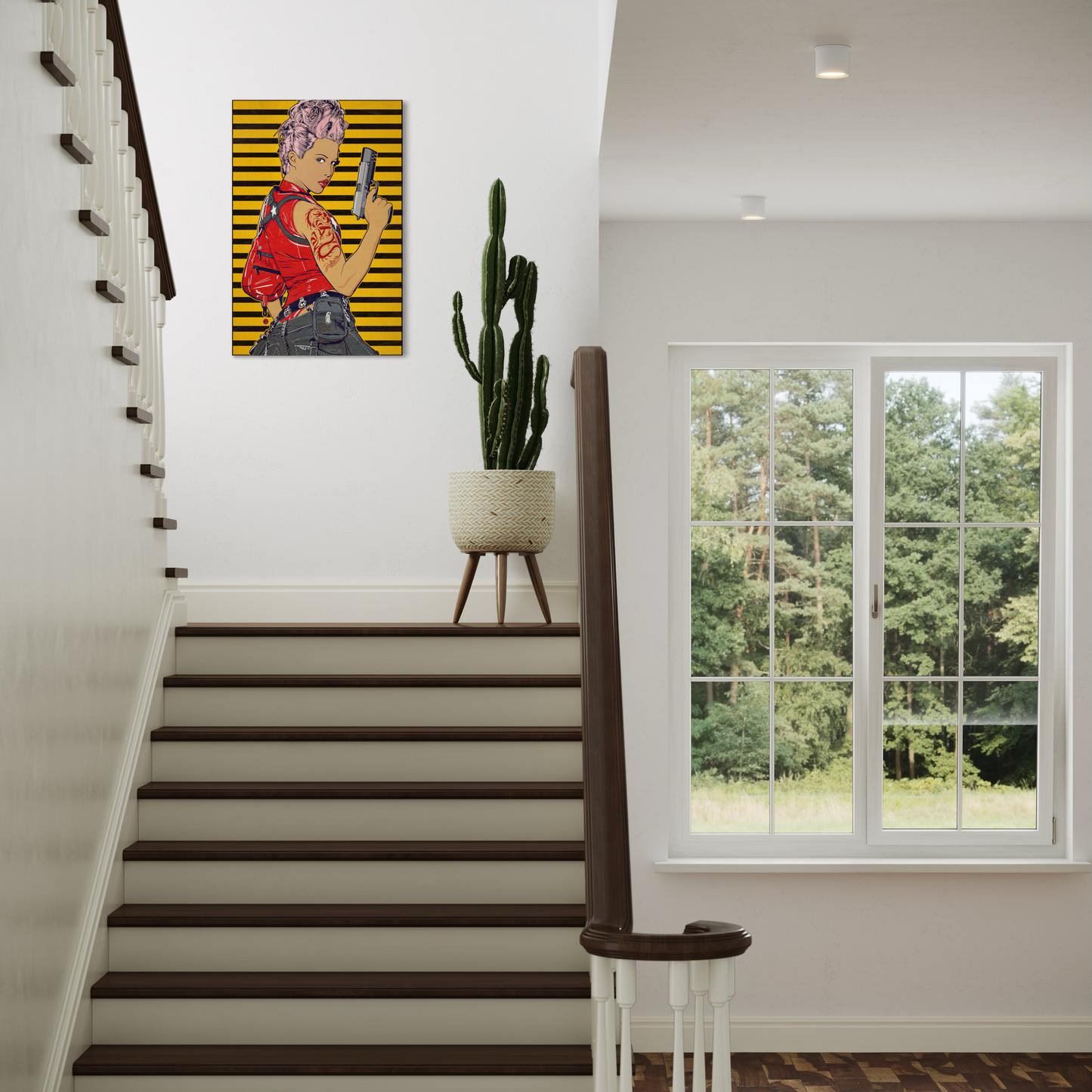 REBEL ASSASSIN METAL PRINT