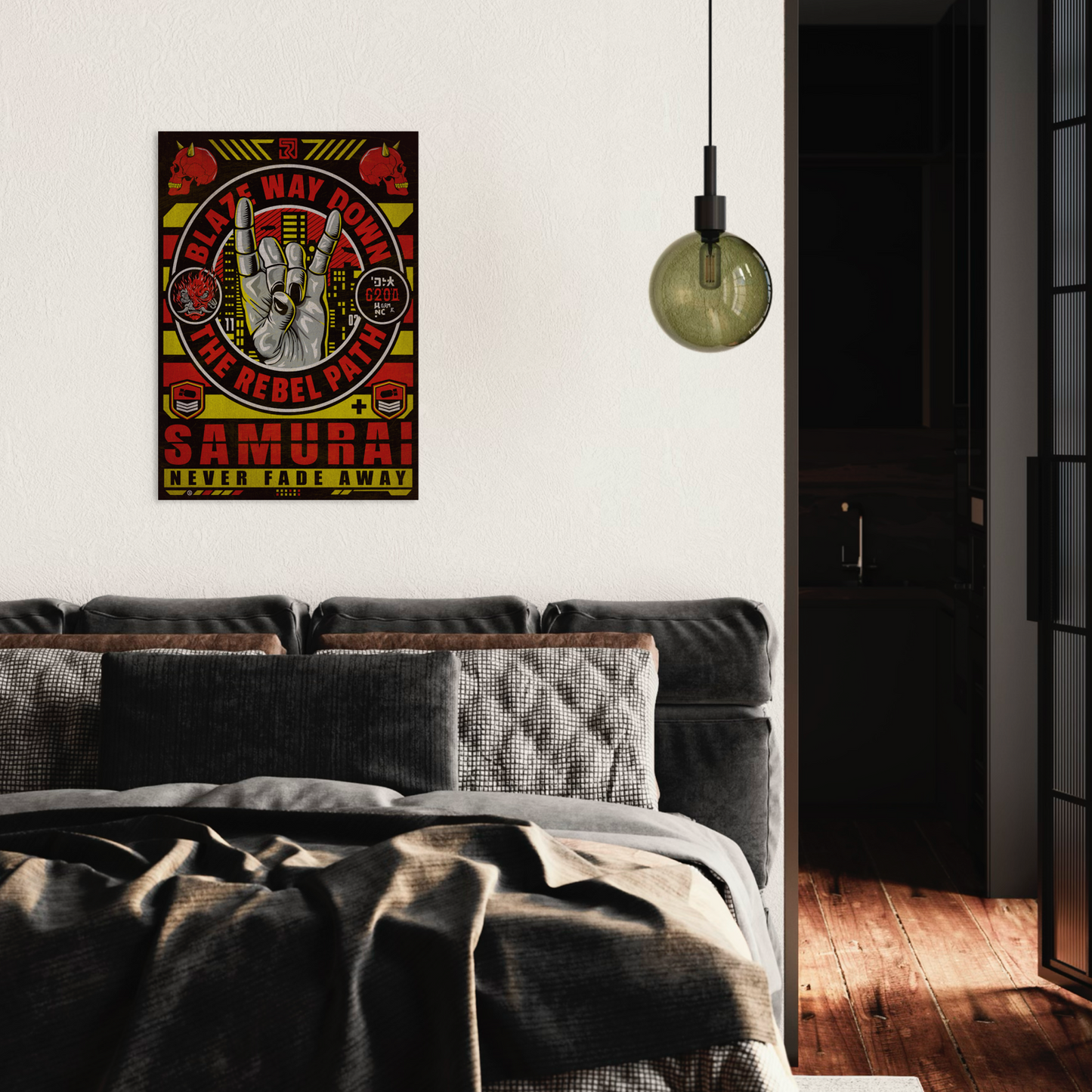 THE REBEL PATH  METAL PRINT