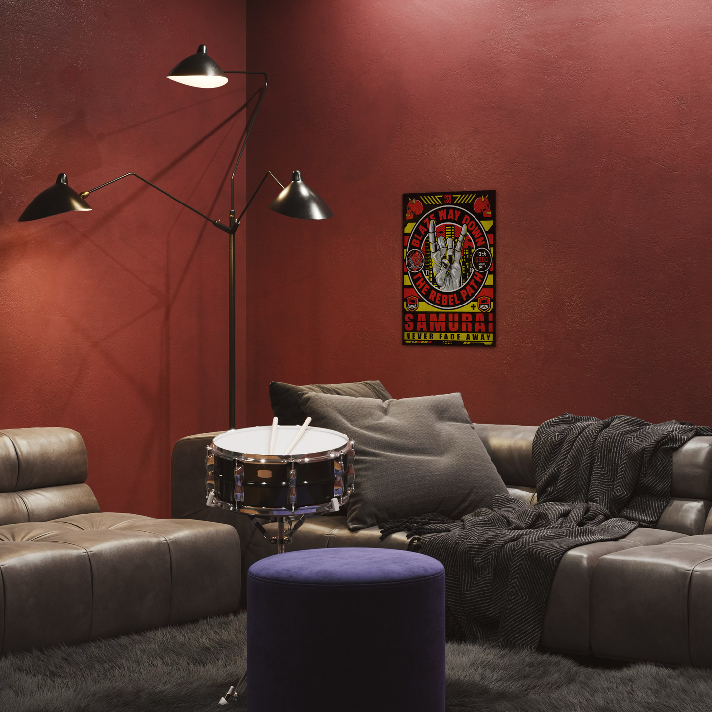 THE REBEL PATH  METAL PRINT