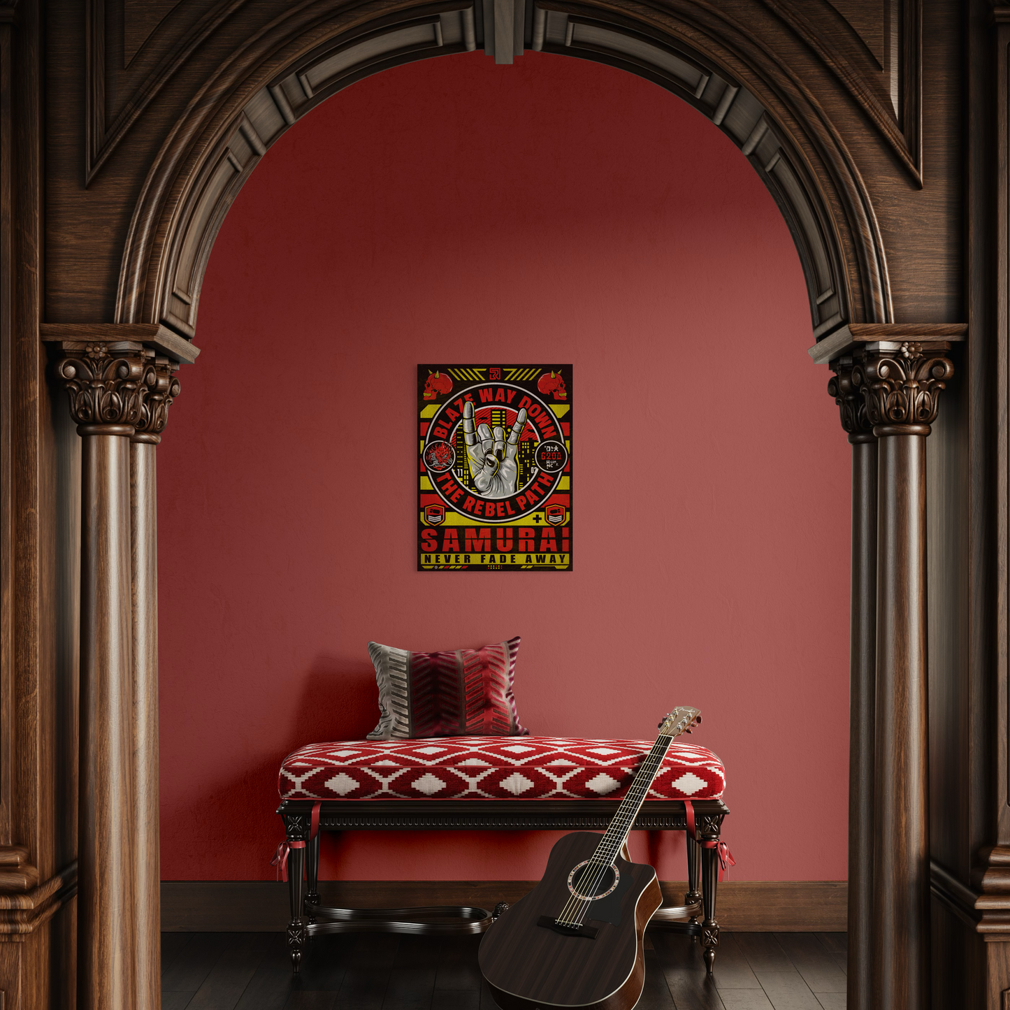 THE REBEL PATH  METAL PRINT