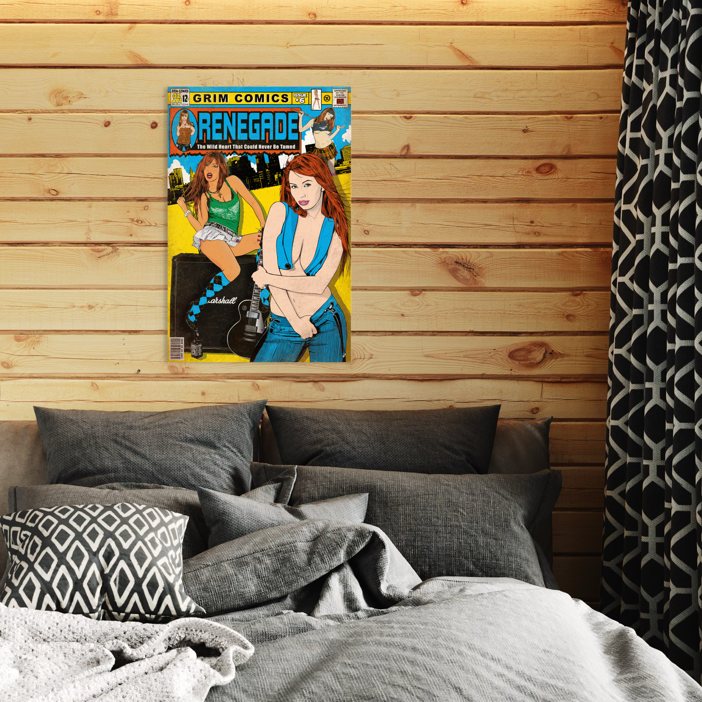 RENEGADE COMIC METAL PRINT