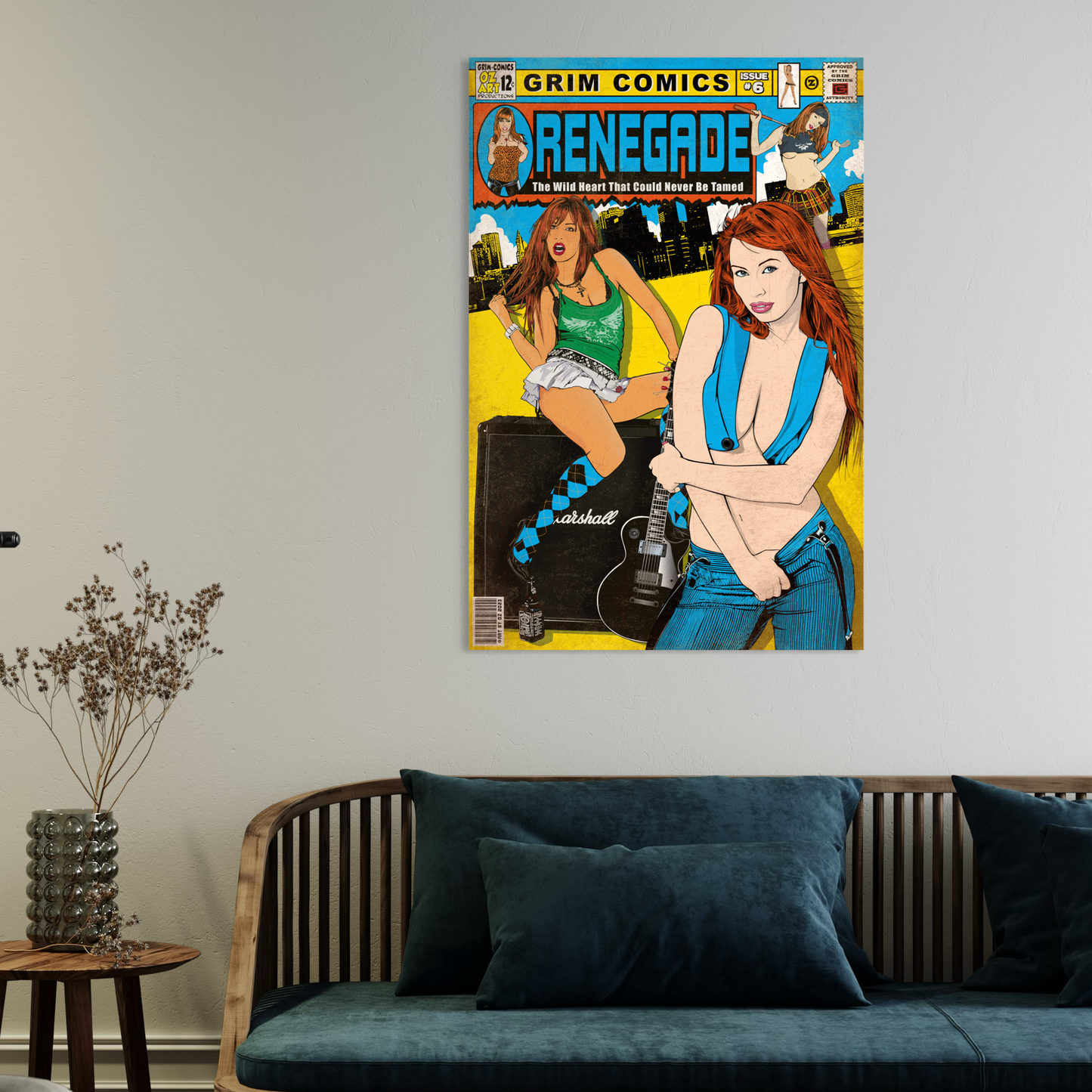 RENEGADE COMIC METAL PRINT