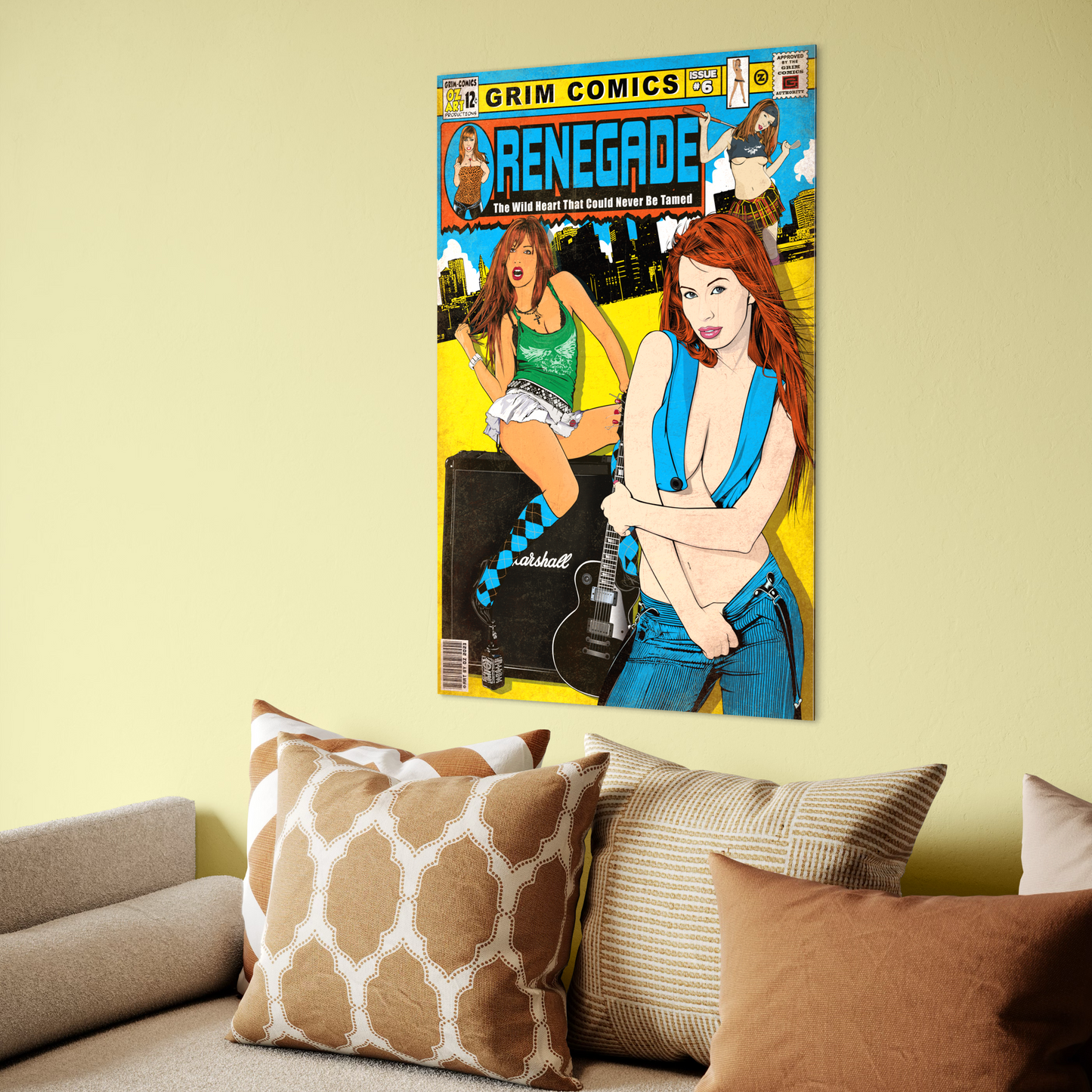 RENEGADE COMIC METAL PRINT