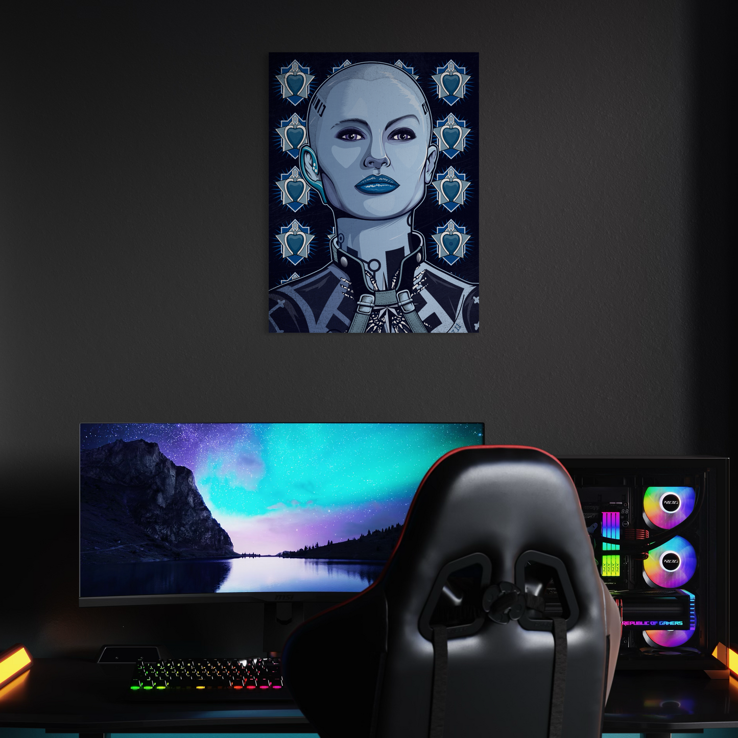 SUBJECT ZERO METAL PRINT