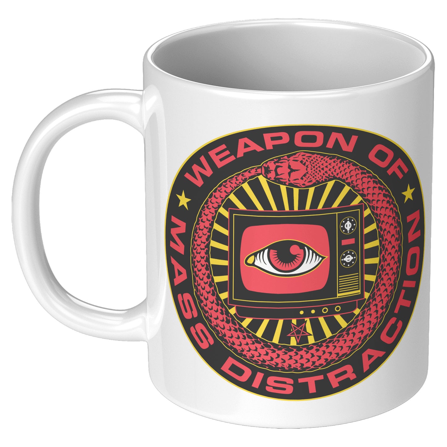 WEAPON OF MASS DISTRACTION MUG