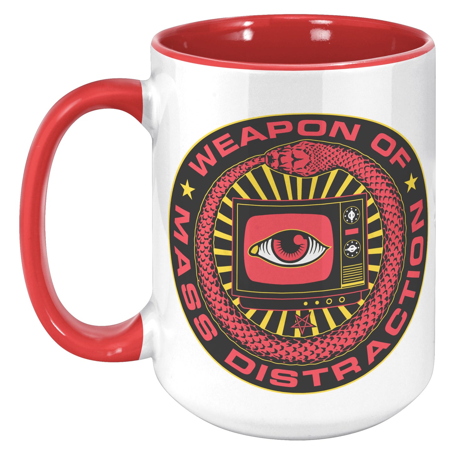 WEAPON OF MASS DISTRACTION MUG