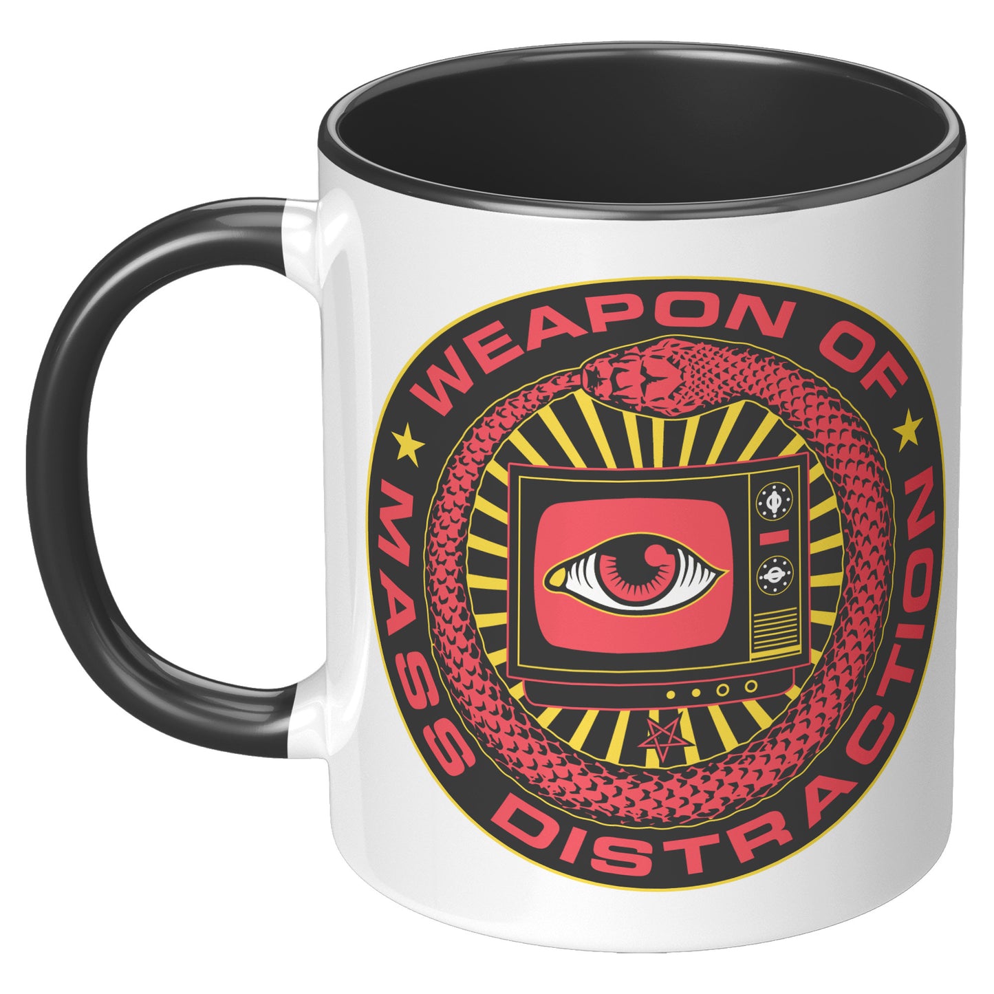 WEAPON OF MASS DISTRACTION MUG