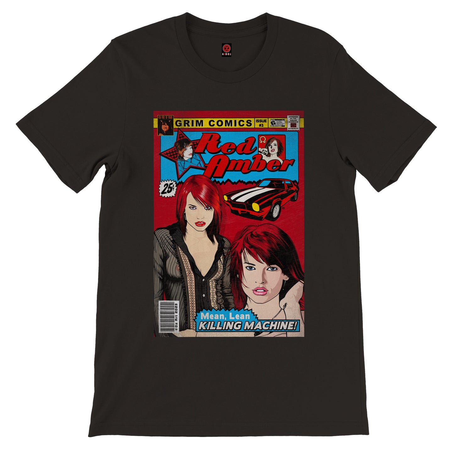 RED AMBER COMIC TEE