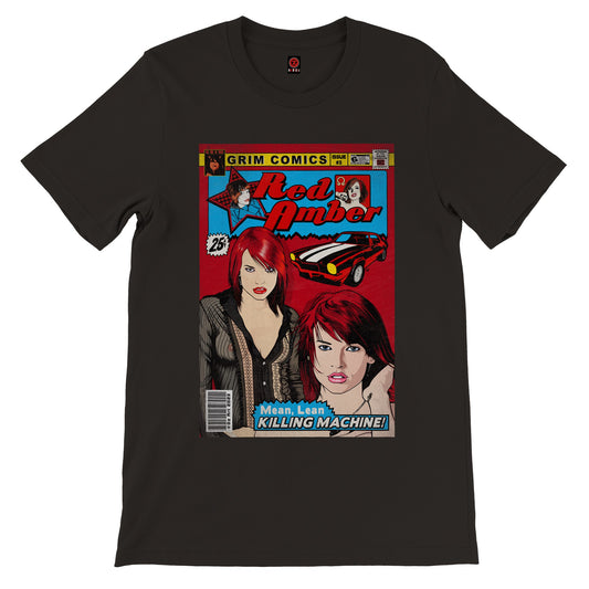 RED AMBER COMIC TEE