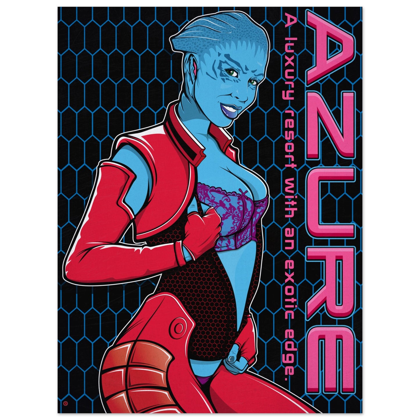 AZURE LUXURY RESORT POSTER