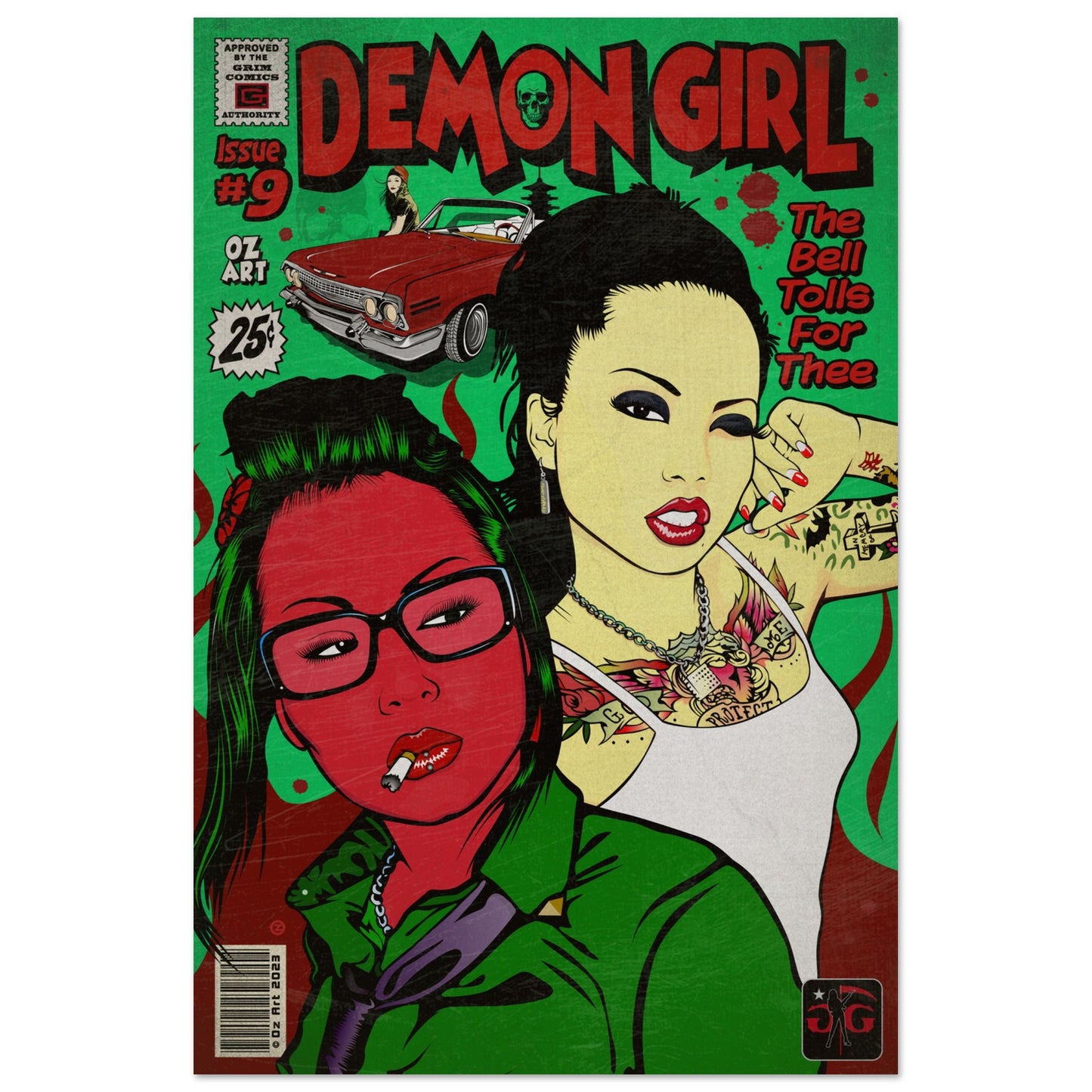 DEMON GIRL COMIC POSTER