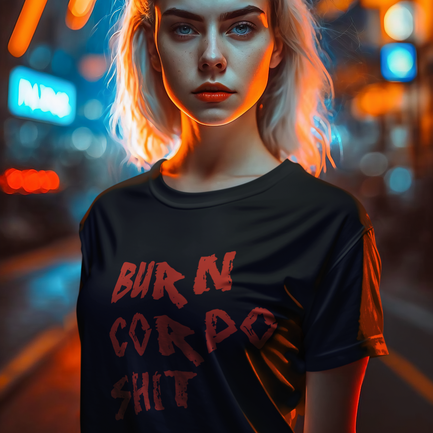 Burn Corpo S**T (RED) Tee
