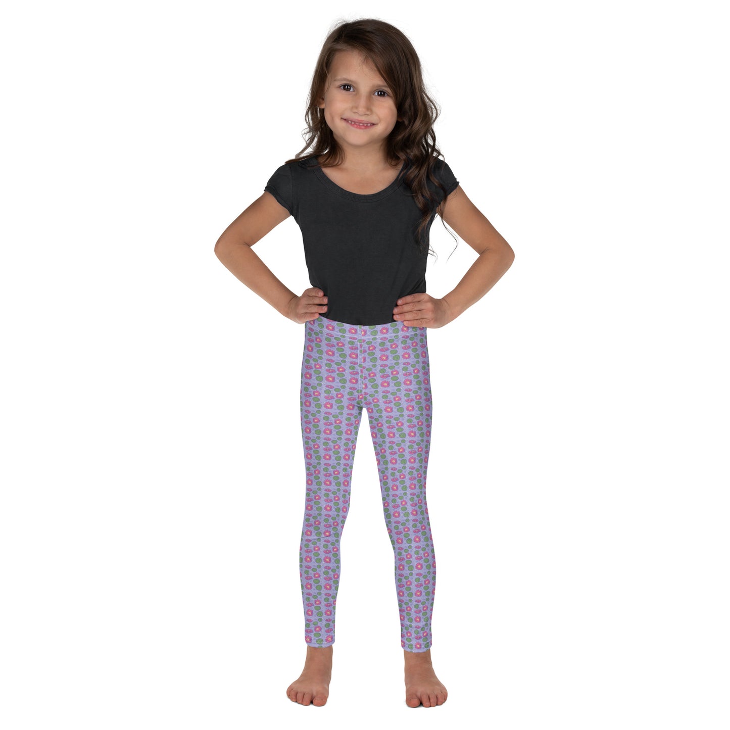 FLORAL PADS Kid's Leggings