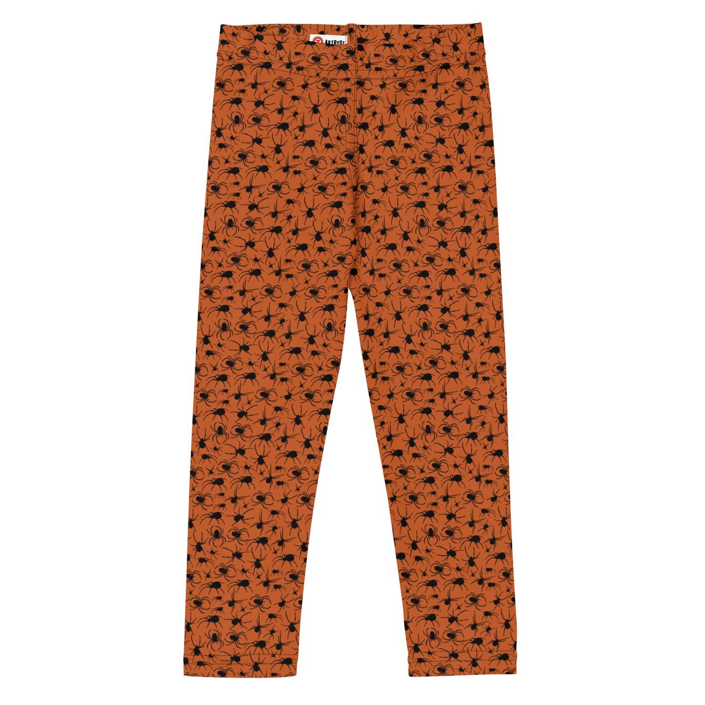 KILLER SPIDERS on Orange Kid's Leggings