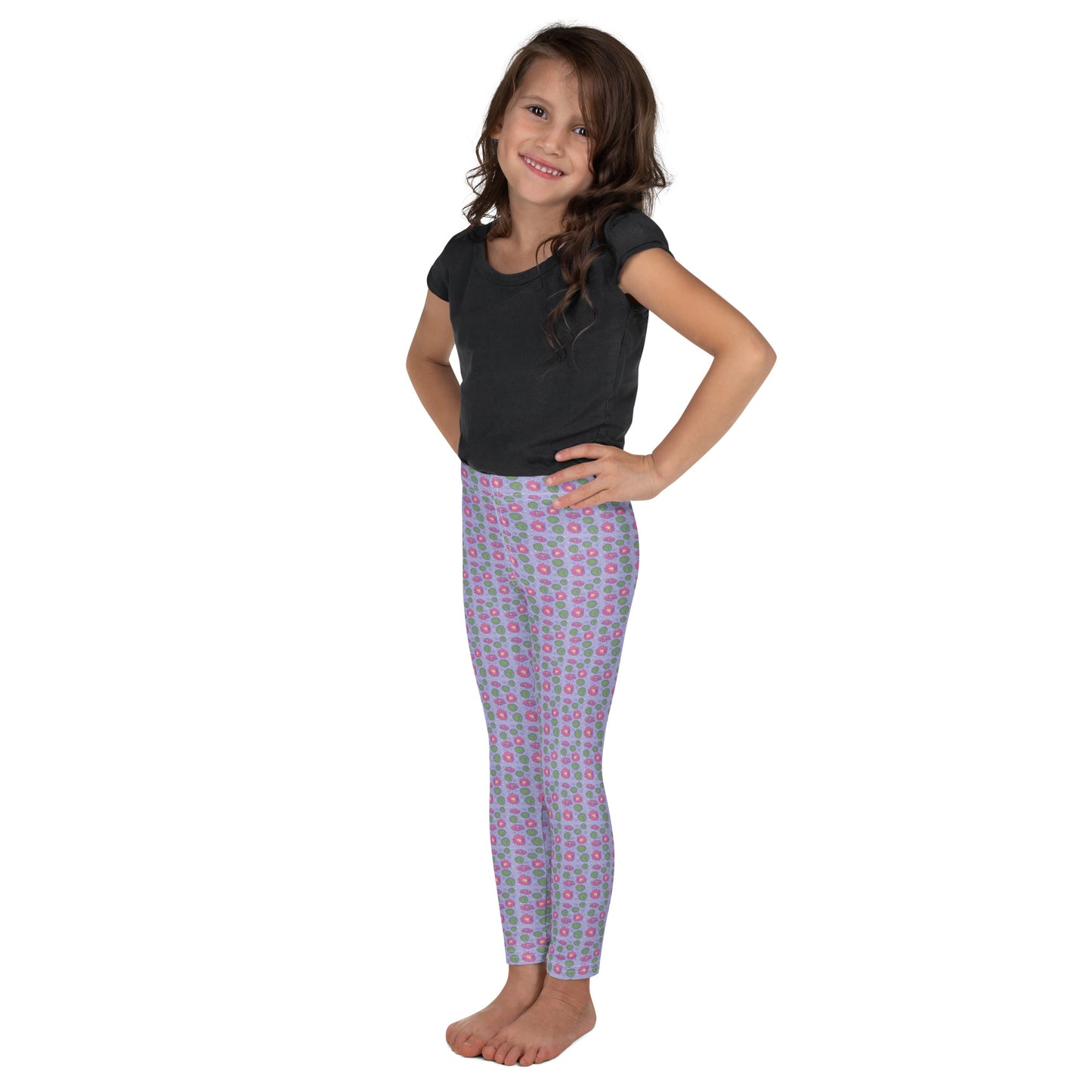 FLORAL PADS Kid's Leggings