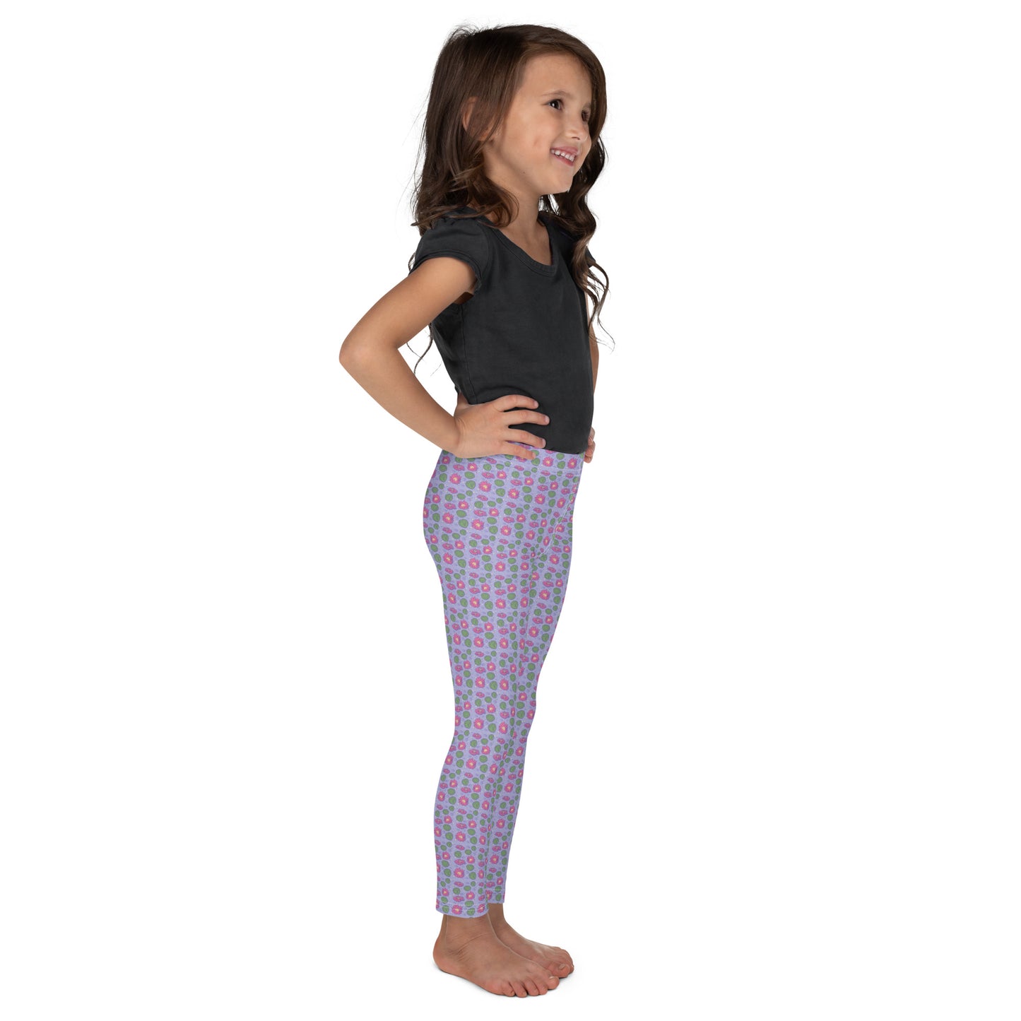 FLORAL PADS Kid's Leggings