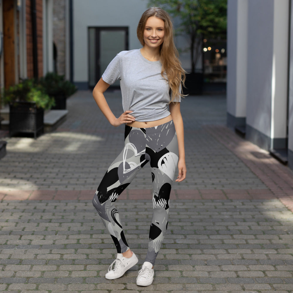 CAMO HEARTS Leggings