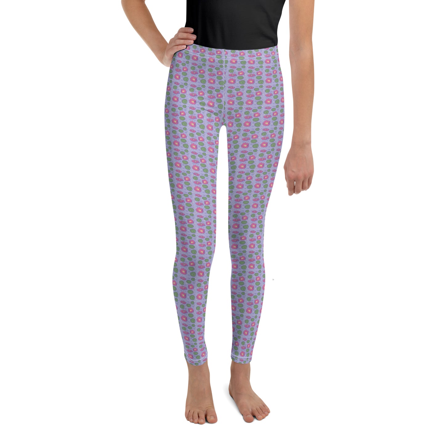 FLORAL PADS Youth Leggings