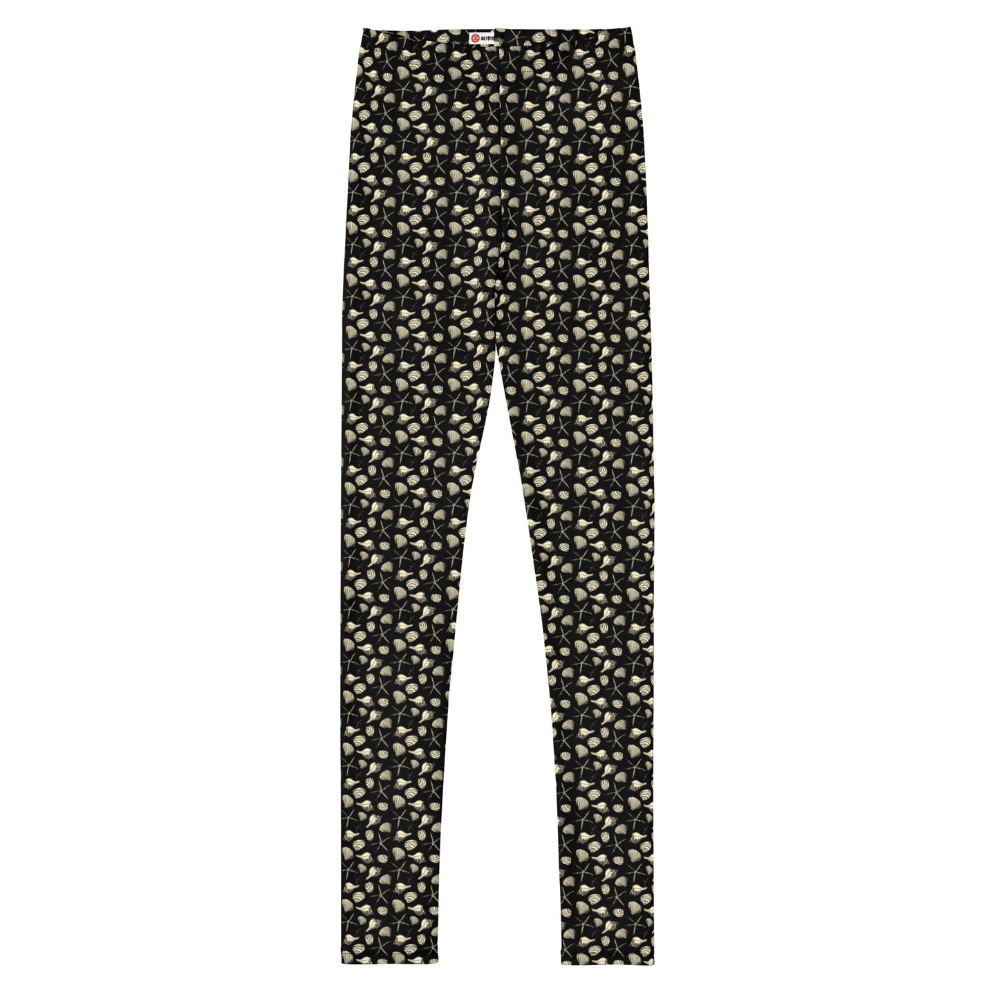 SALLY'S SEASHELLS on Black Youth Leggings