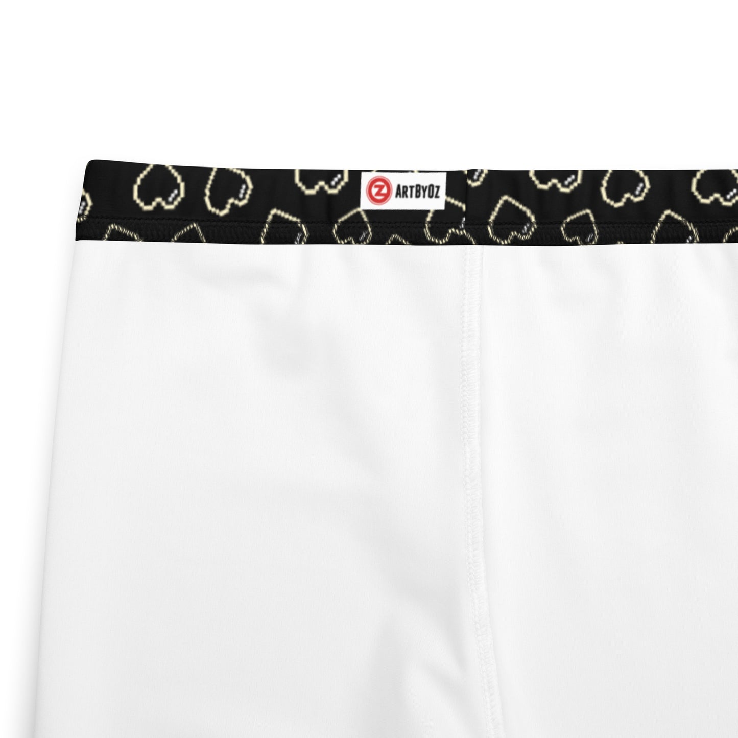 8 bit BLACK HEARTS Youth Leggings