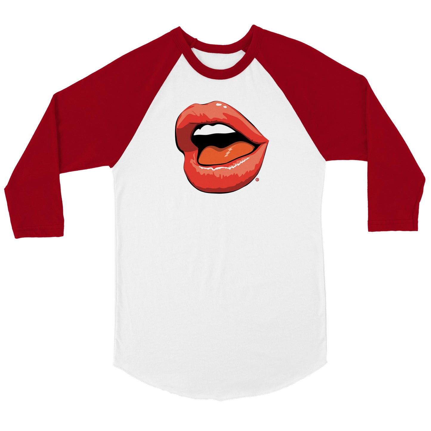 LOUD MOUTH RAGLAN TEE
