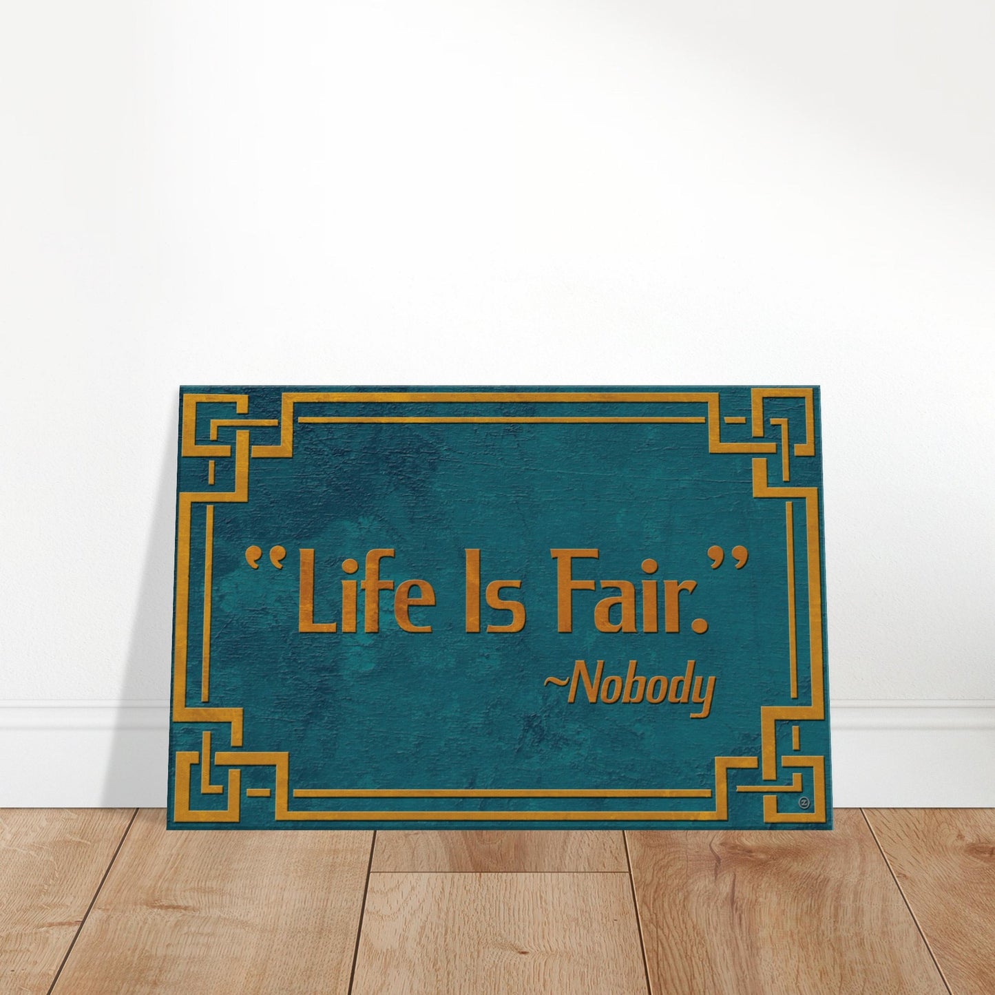 LIFE IS FAIR CANVAS