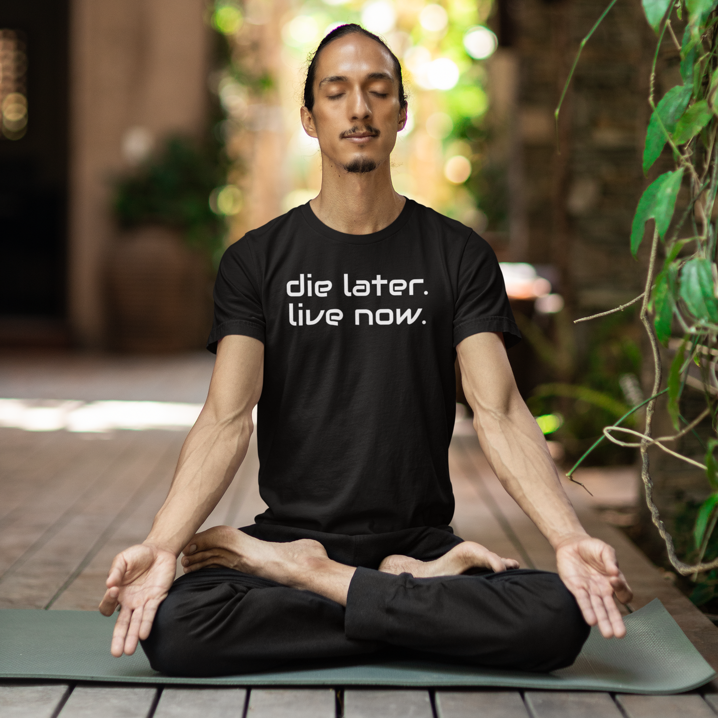 DIE LATER LIVE NOW TEE