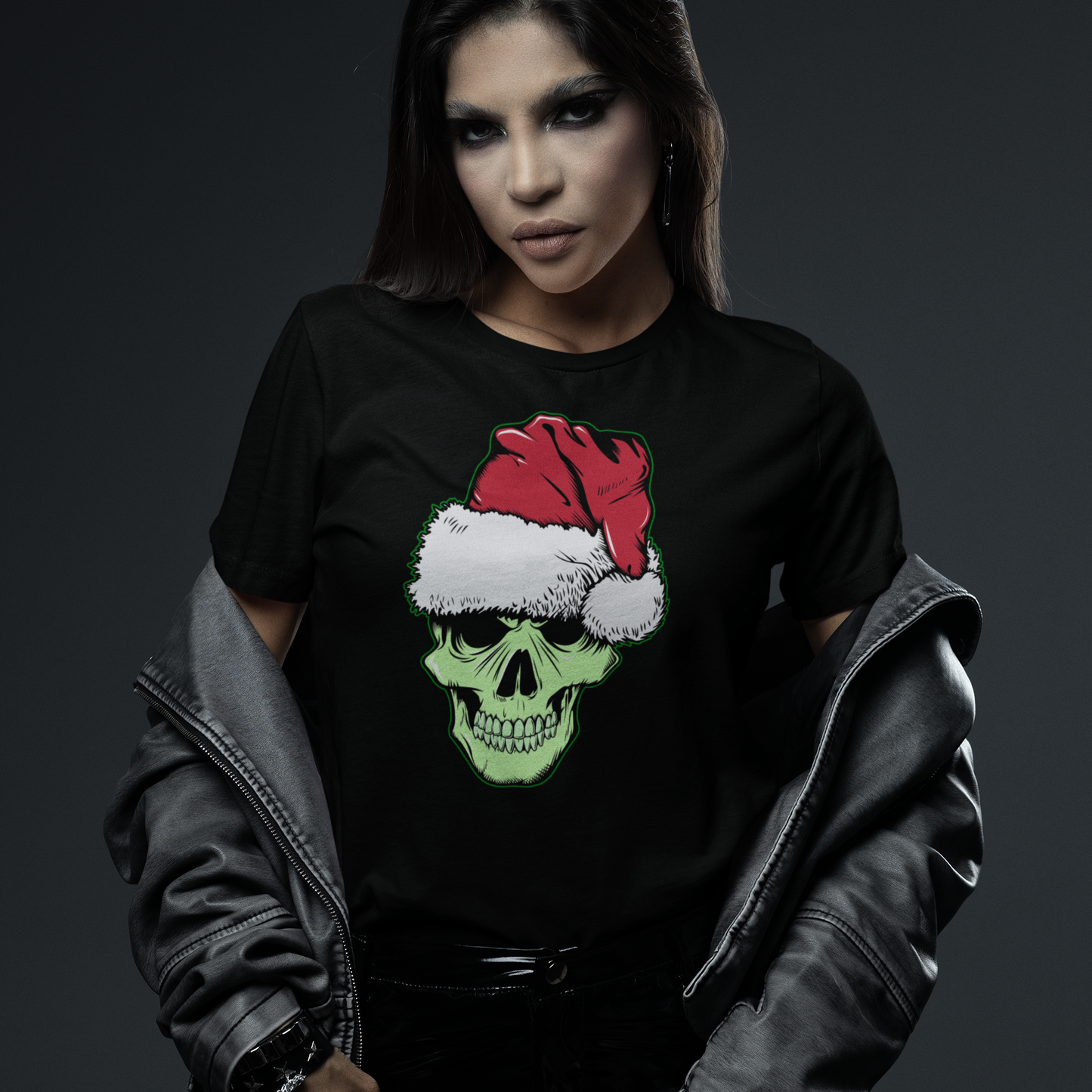 SANTA SKULL WOMEN'S TEE