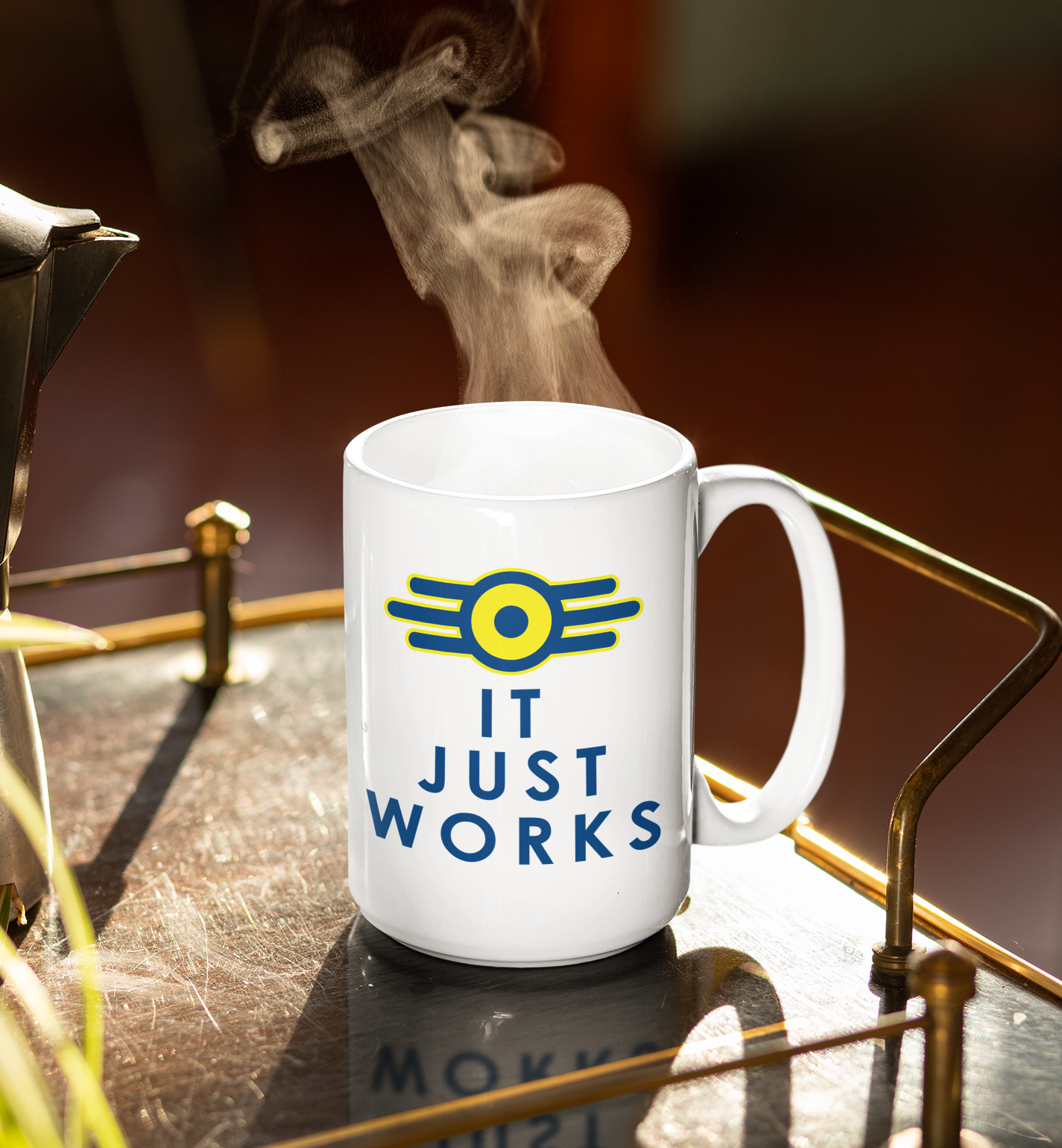 IT JUST WORKS MUG