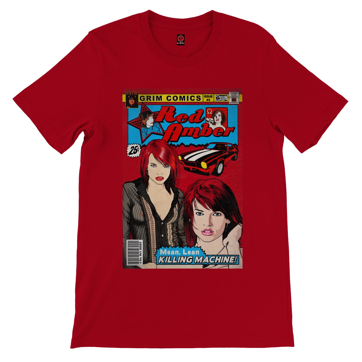 RED AMBER COMIC TEE