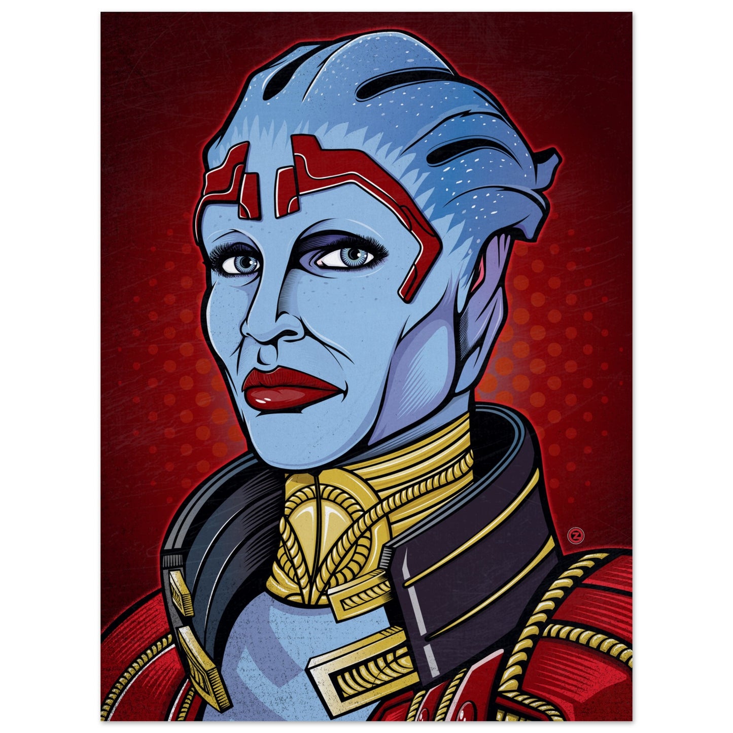 JUSTICAR'S BURDEN METAL PRINT