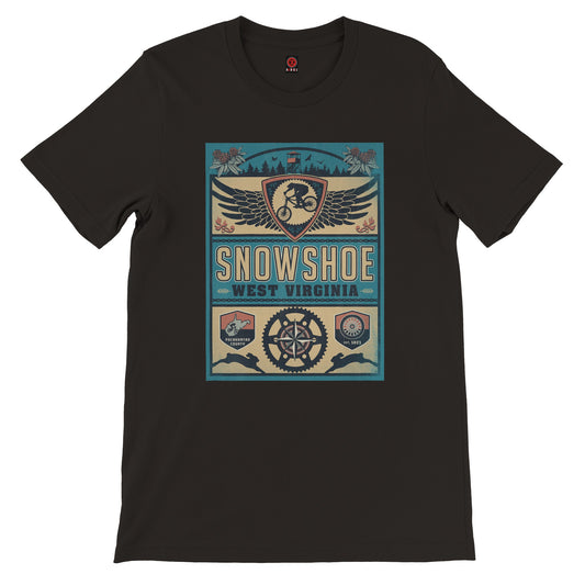 SNOWSHOE MOUNTAIN BIKING TEE