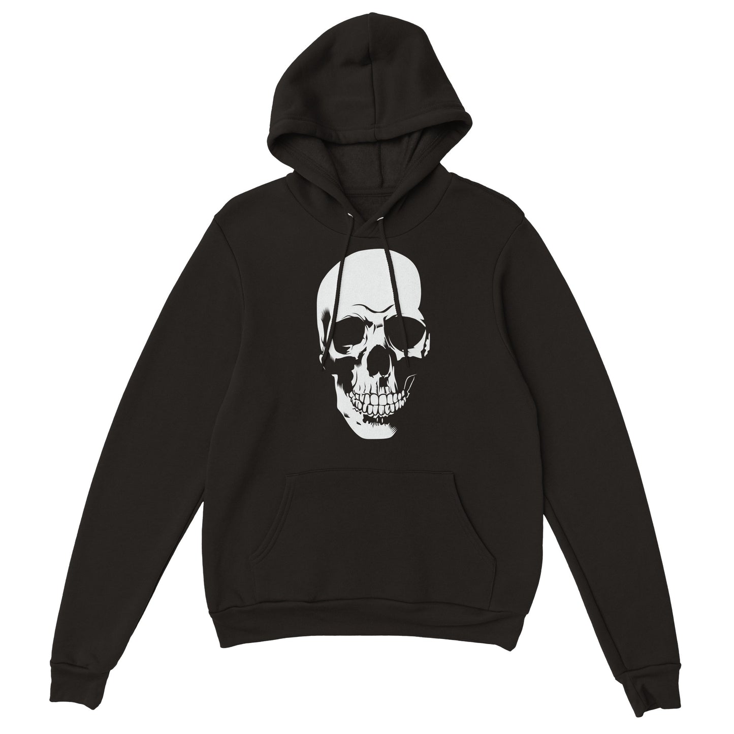 WHITE SKULL HOODIE