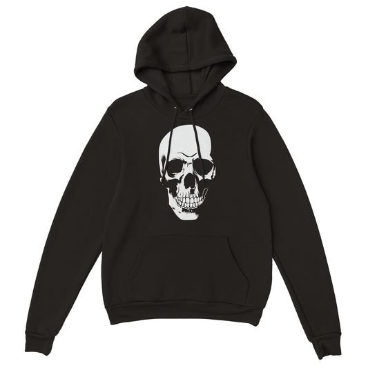 WHITE SKULL HOODIE