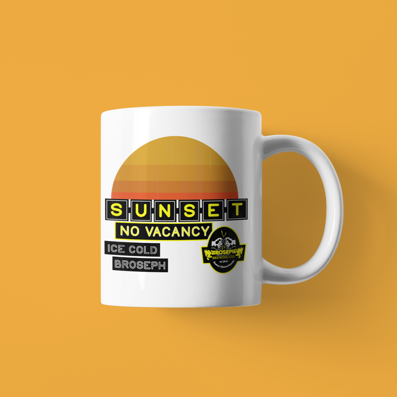SUNSET MOTEL MUG
