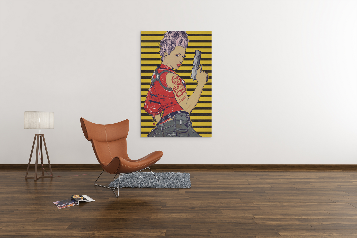 REBEL ASSASSIN METAL PRINT