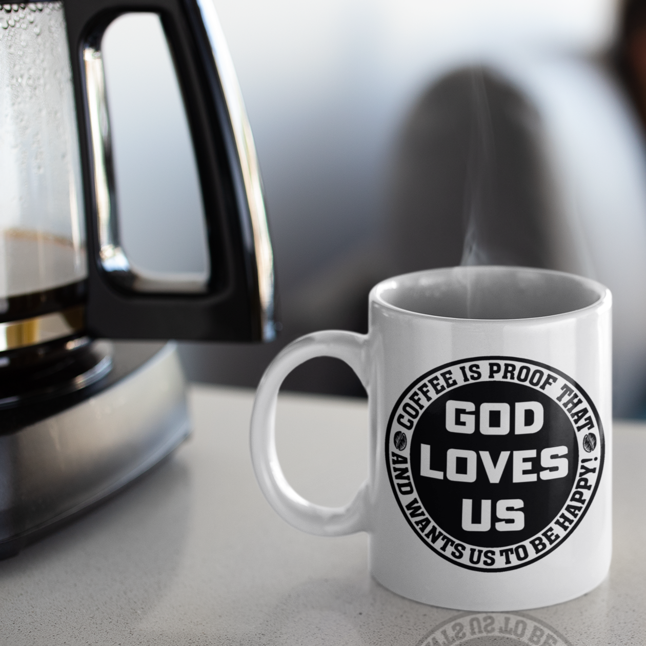 GOD LOVES US MUG