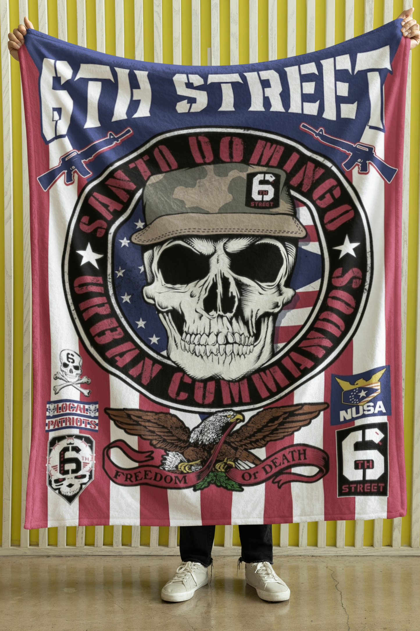 6th STREET REBELS FLEECE BLANKET