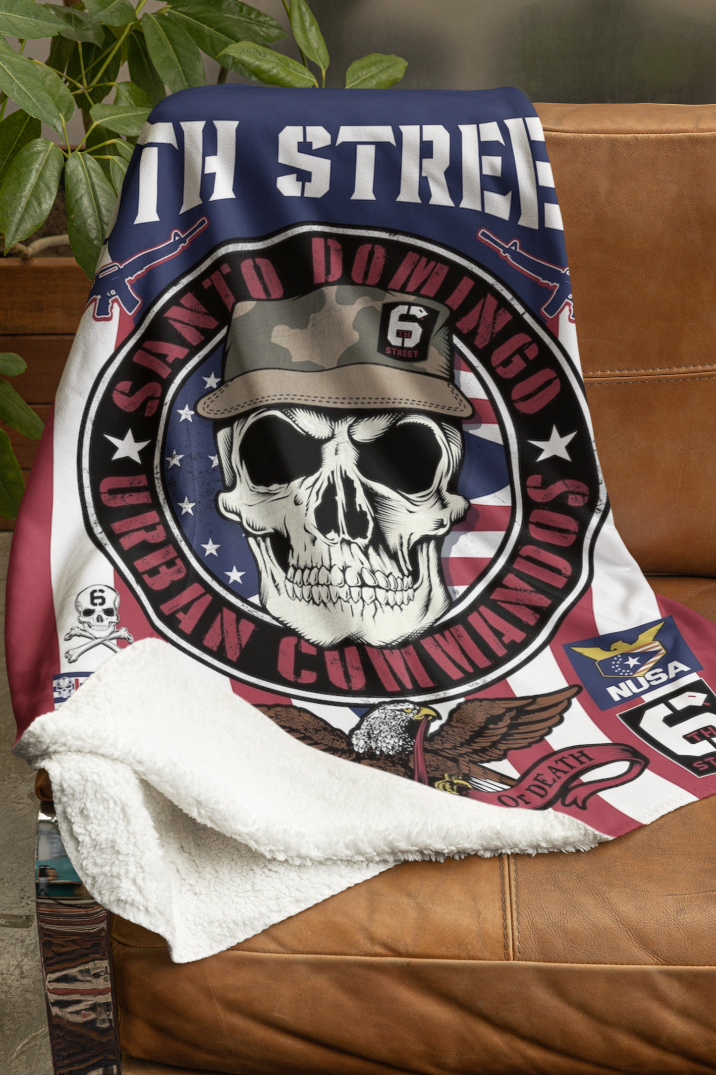 6th STREET REBELS FLEECE BLANKET