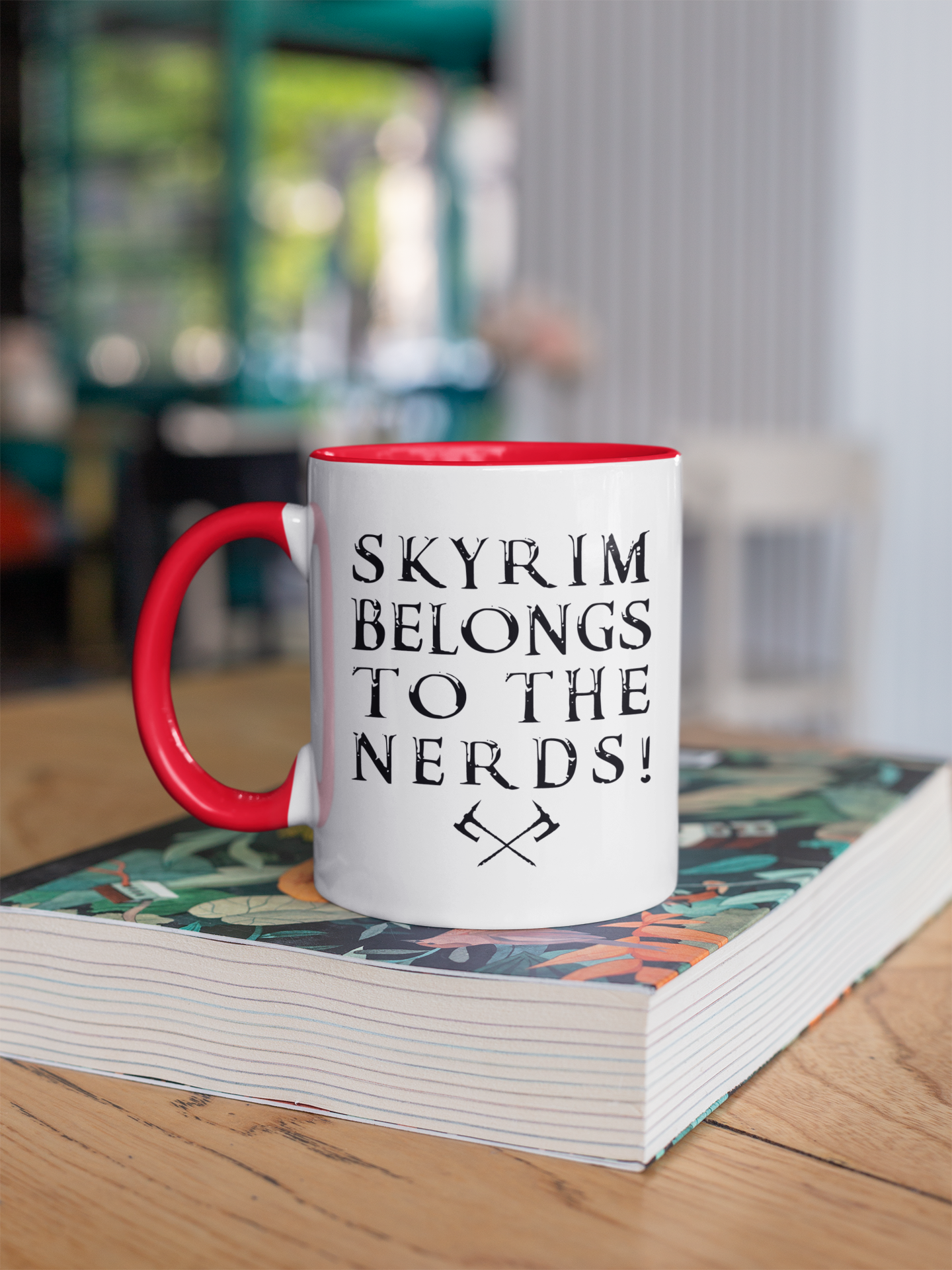 SKYRIM BELONGS TO THE NERDS MUG