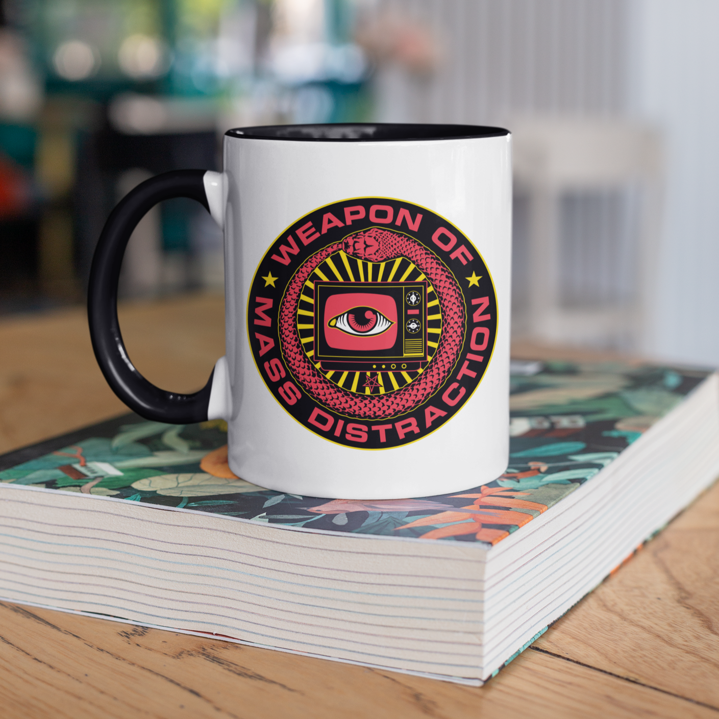 WEAPON OF MASS DISTRACTION MUG