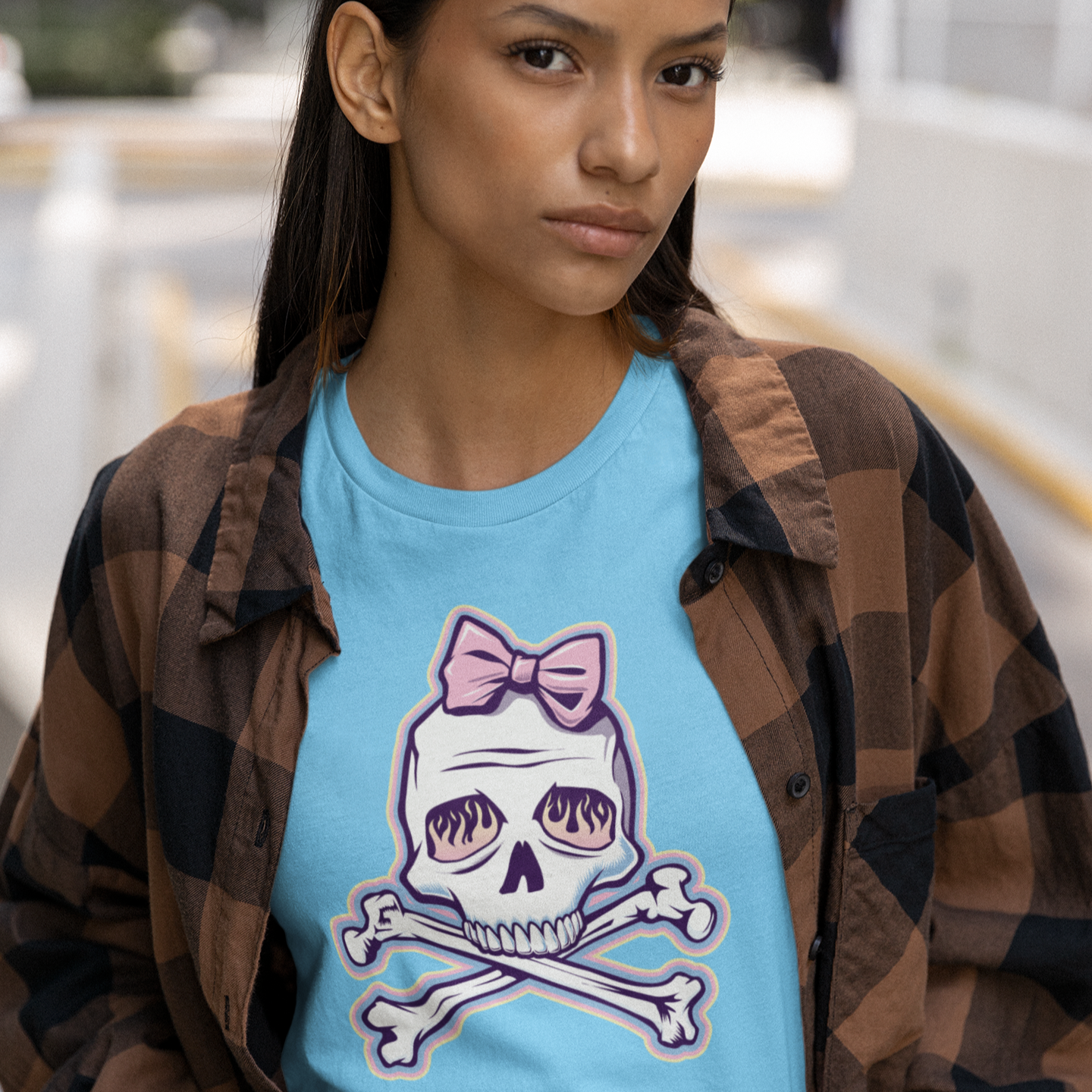 BOW SKULL WOMEN'S TEE