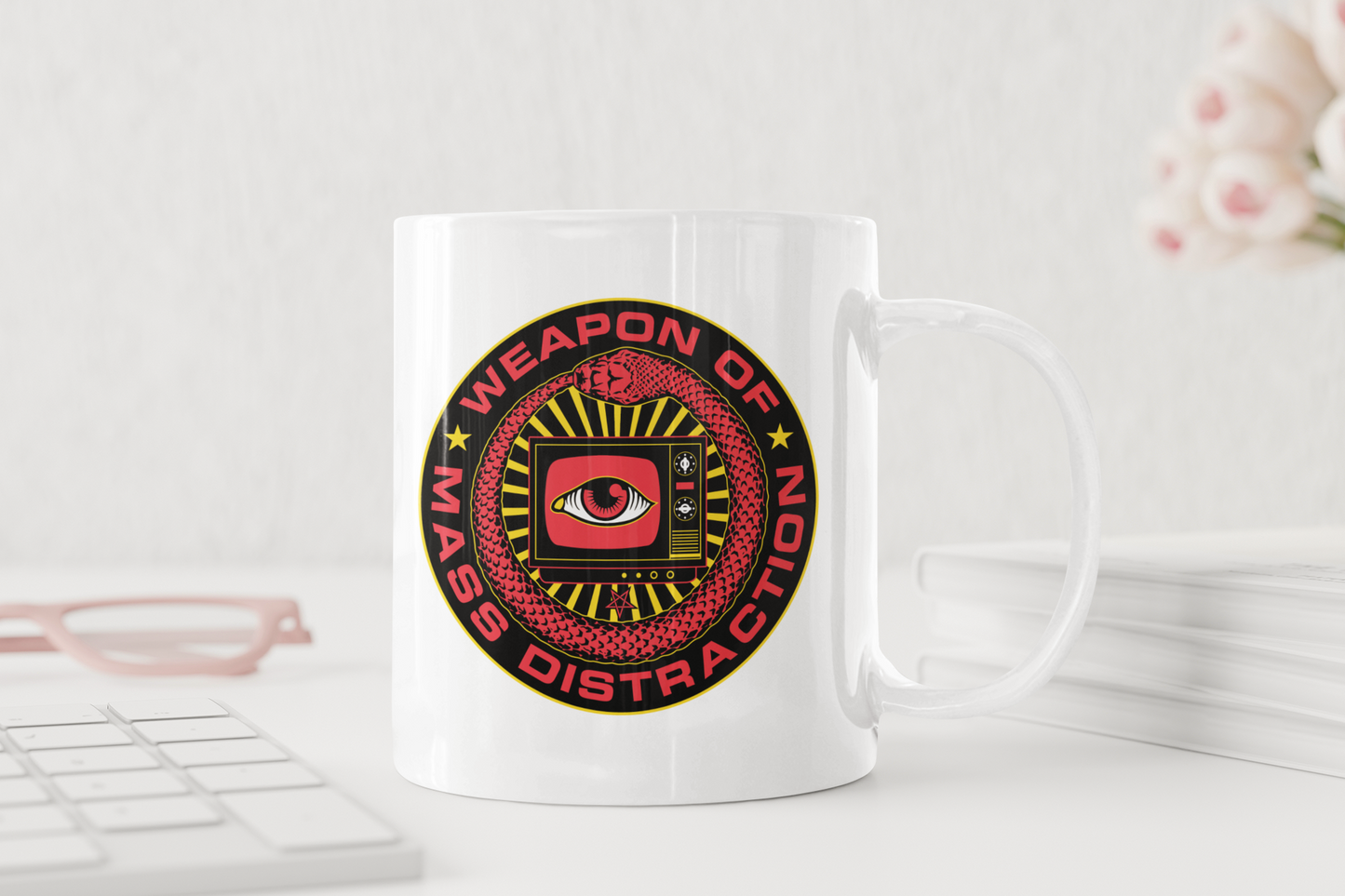 WEAPON OF MASS DISTRACTION MUG