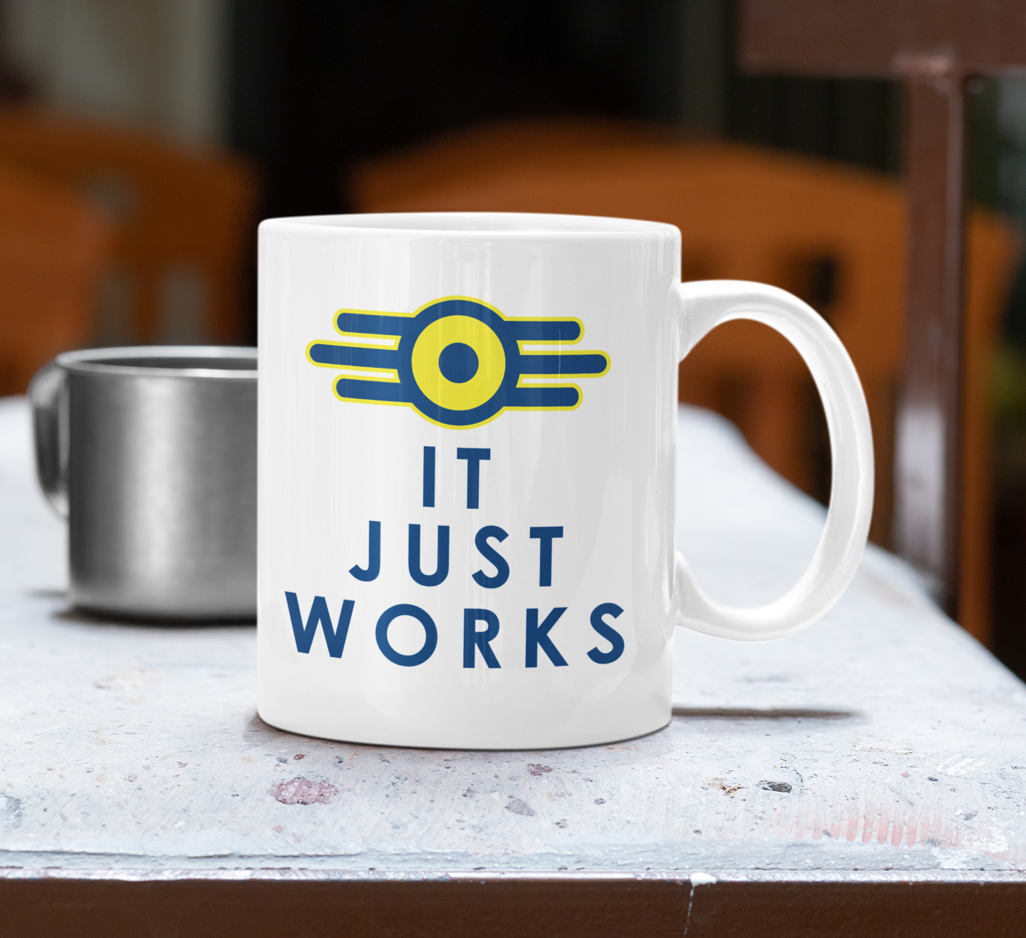 IT JUST WORKS MUG