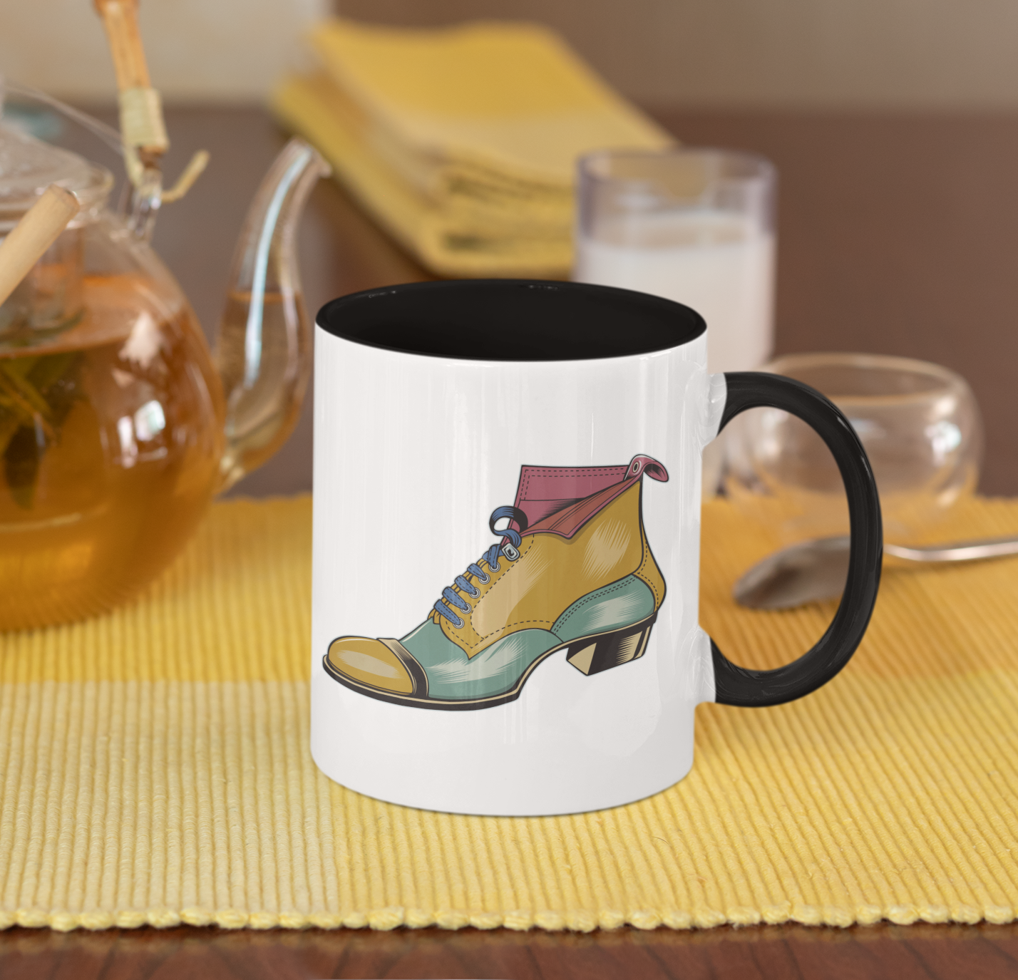 ANTIQUE SHOE MUG