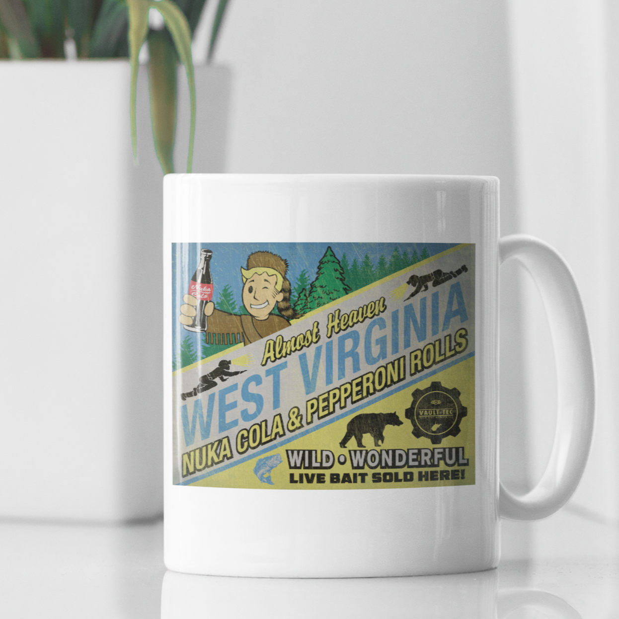 NUKA COLA & PEPPERONI ROLLS MUG