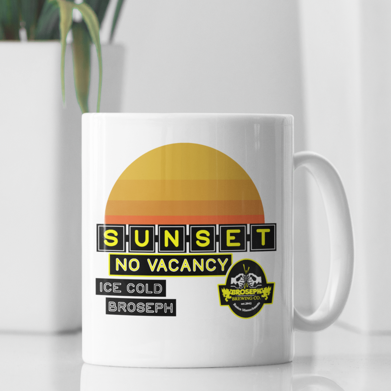 SUNSET MOTEL MUG